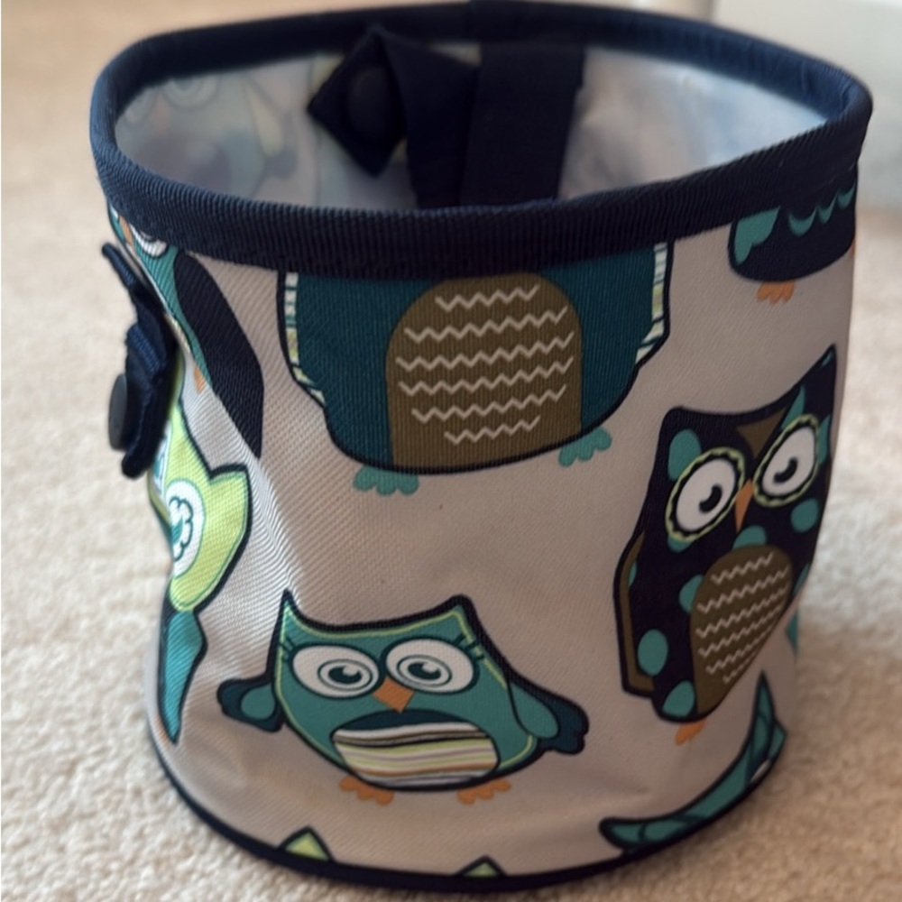 Thirty-One Owl Print Kids Bag - Blue and Green